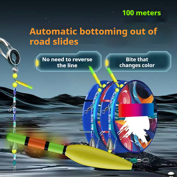 Auto-Bottom Surf Casting Rig with Pre-Spool Line & Sliding Stopper